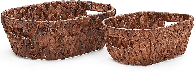 Round Woven Storage Basket Set