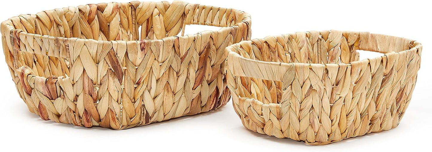 Round Woven Storage Basket Set