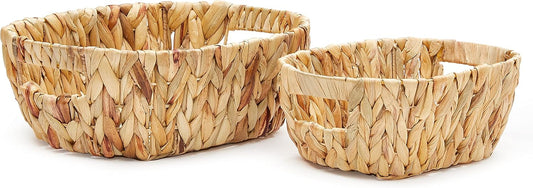 Round Woven Storage Basket Set