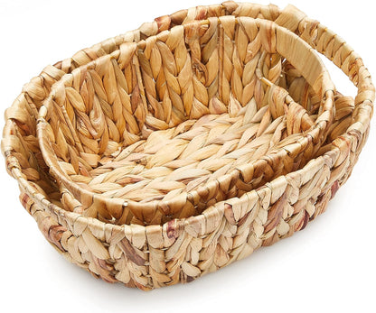 Round Woven Storage Basket Set